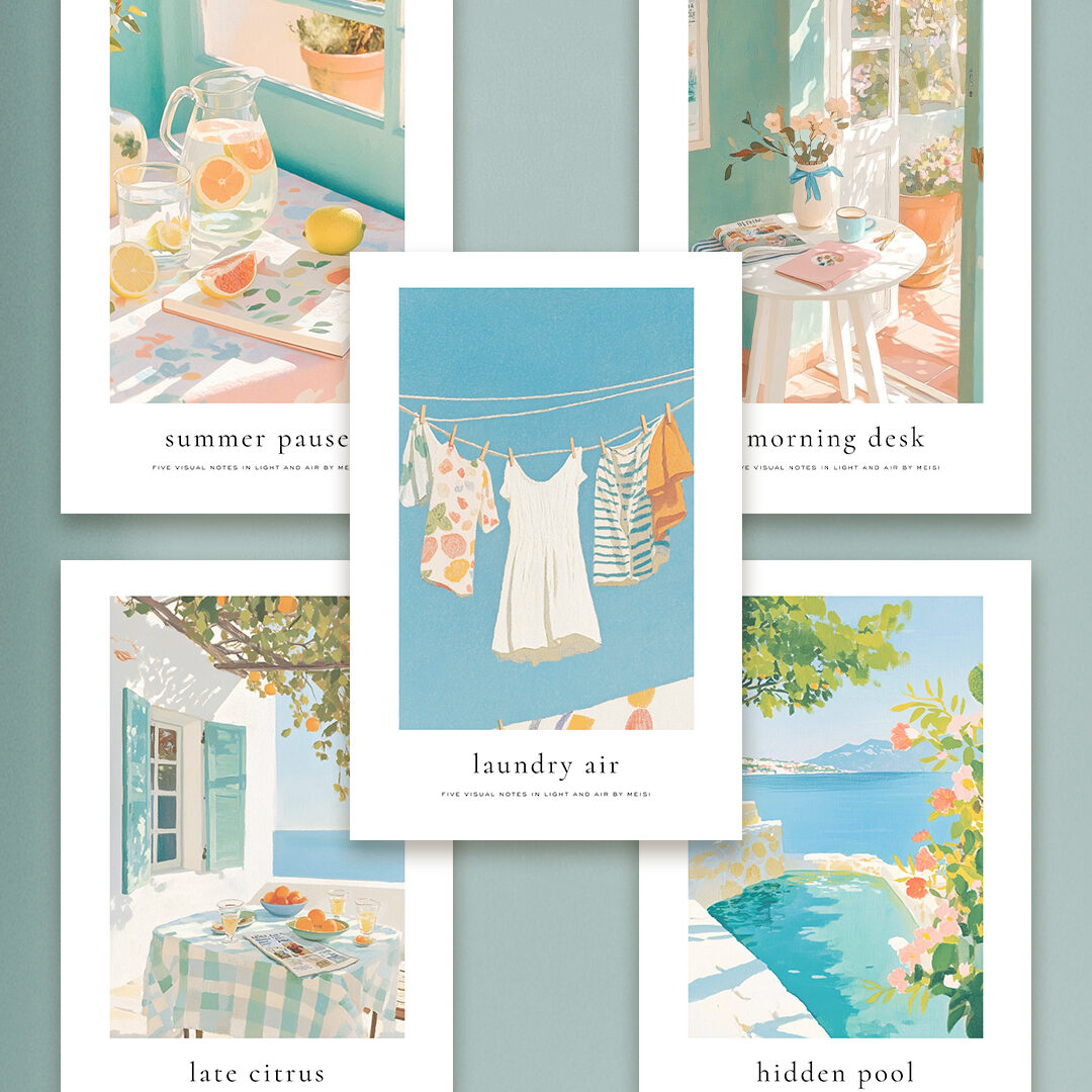 Visual notes in light and air